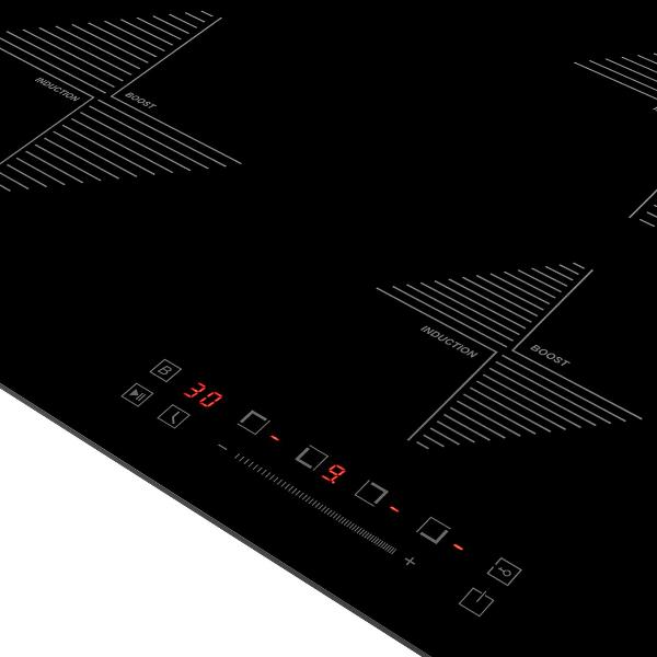 Изображение товара Встраиваемая индукционная панель независимая Kuppersberg ICS 604 черная
