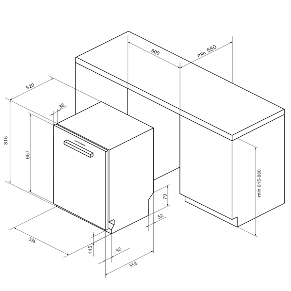 Изображение товара Встраиваемая посудомоечная машина Kuppersberg GS 6020