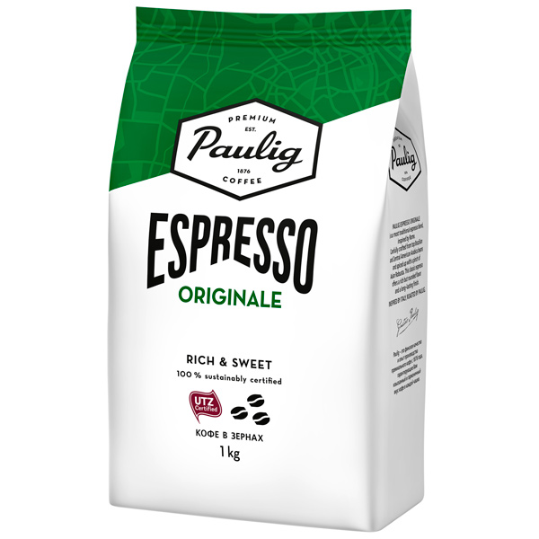 Купить Кофе в зернах Paulig Espresso Originale bean 1000g в каталоге интернет магазина М.Видео по выгодной цене с доставкой, отзывы, фотографии - Москва