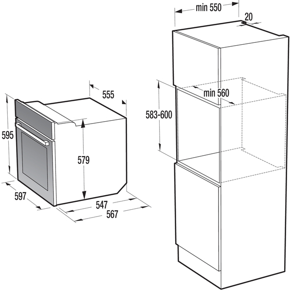 Изображение товара Электрический духовой шкаф Gorenje BO758A31XG