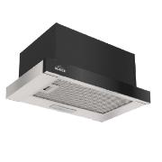 Изображение товара Вытяжка встраиваемая в шкаф Elikor Интегра GLASS 50 Inox/Dark Glass