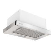 Изображение товара Вытяжка встраиваемая в шкаф Elikor Интегра GLASS 50 Inox/White Glass