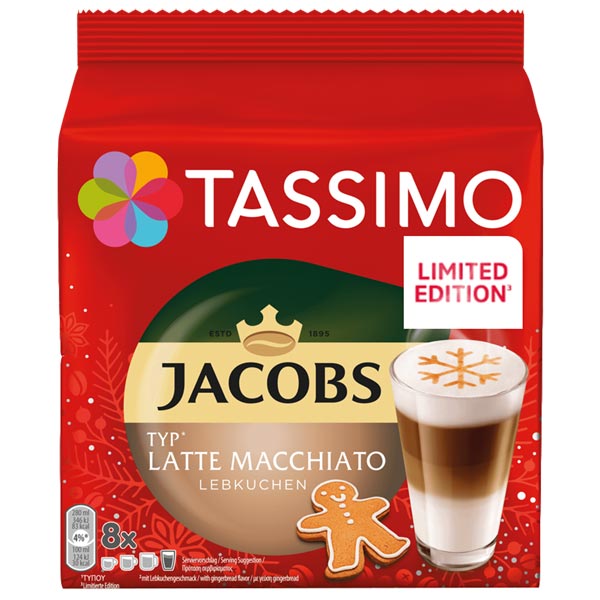 фото Кофе в капсулах tassimo латте макиато имбирный пряник
