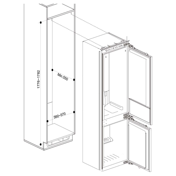 Haier bcfe 625aw схема встройки