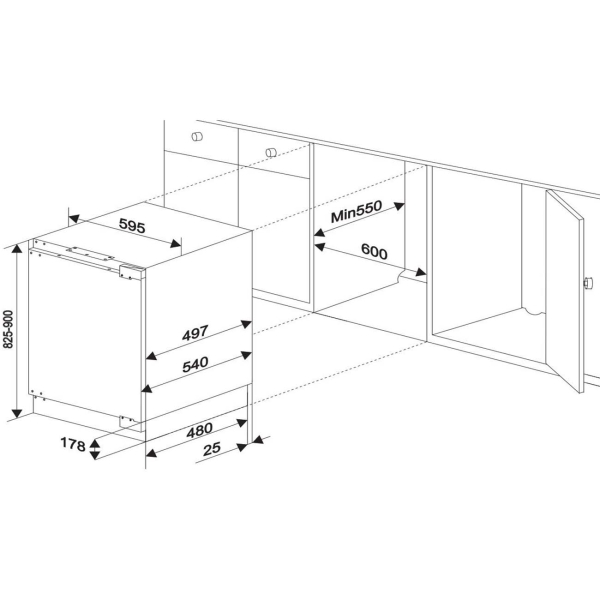 Изображение товара Встраиваемый морозильник Hansa UZ130.3