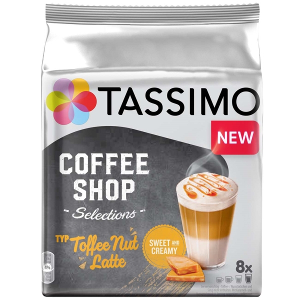 фото Кофе в капсулах tassimo toffee nut latte, 268г