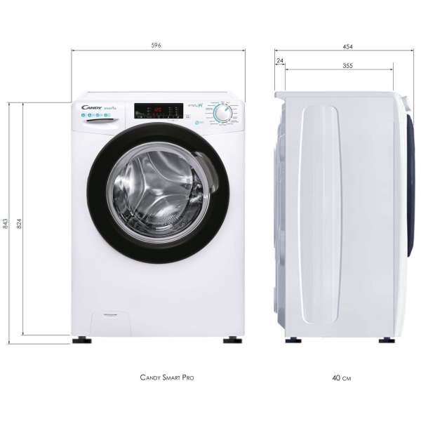 Изображение товара Стиральная машина узкая Candy SmartPro CSO4 106TB1/2-07