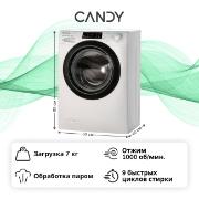 Изображение товара Стиральная машина узкая Candy SmartPro CSO4 107TB1/2-07