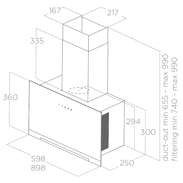 Изображение товара Вытяжка Elica APLOMB-RS WH/A/60