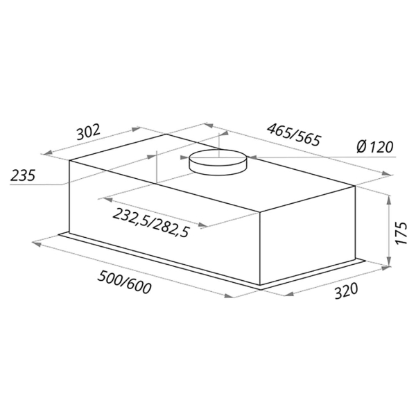 Изображение товара Вытяжка полностью встраиваемая Maunfeld Crosby Push 50 White GL