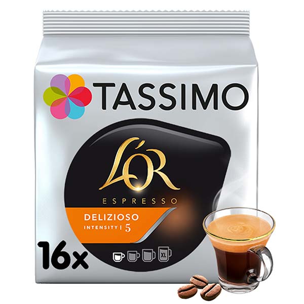 фото Кофе в капсулах tassimo l'or espresso delizioso 5 шт.