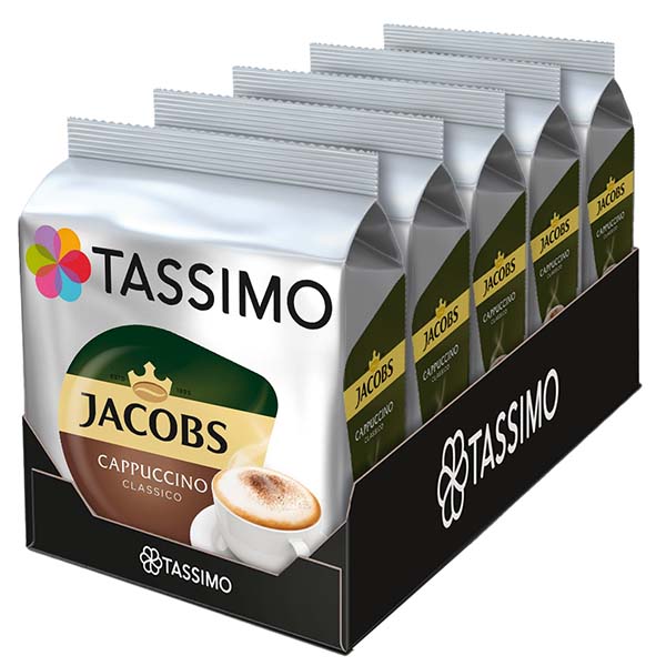 фото Кофе в капсулах tassimo jacobs cappuccino 5 шт.