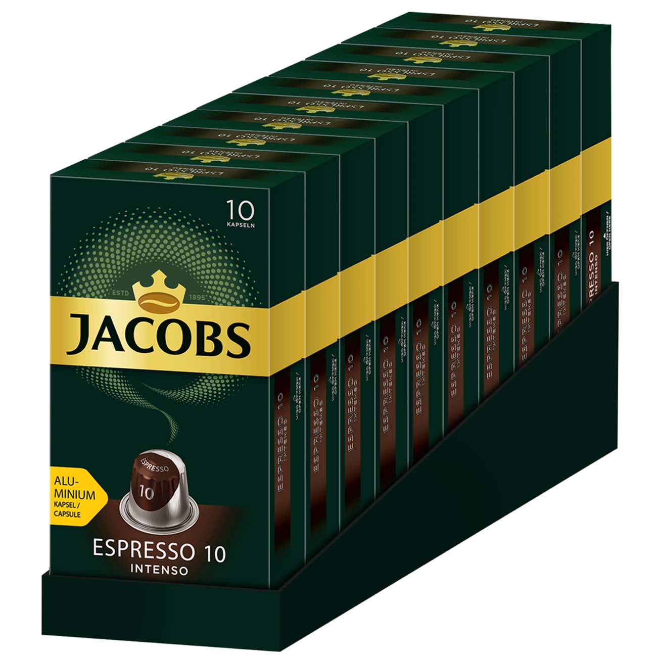 фото Кофе в капсулах jacobs espresso 10 intenso 10 шт.