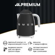 Изображение товара Электрочайник Smeg KLF03BLMEU черный матовый