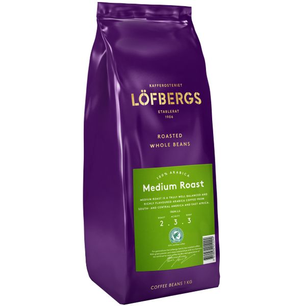 Lofbergs Medium Roast зерно 1kg