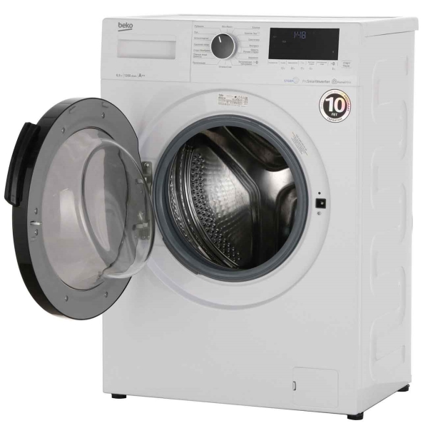 Изображение товара Стиральная машина узкая Beko WSPE6H616W