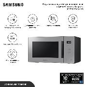 Изображение товара Микроволновая печь с грилем Samsung MW5000T Slate Gray (MG23T5018AG)
