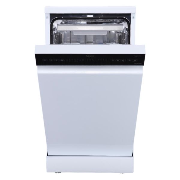 Изображение товара Посудомоечная машина Midea MFD45S160Wi узкая, 10 комплектов, энергосбережение Изображение товара Посудомоечная машина Midea MFD45S160Wi узкая, 10 комплектов, энергосбережение