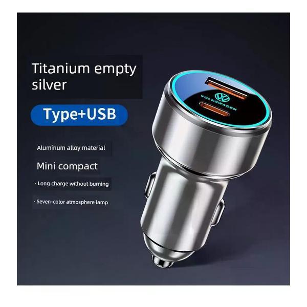 Изображение товара Автомобильное зарядное устройство UNIMALL IP-SWZ с USB-C для Volkswagen Изображение товара Автомобильное зарядное устройство UNIMALL IP-SWZ с USB-C для Volkswagen