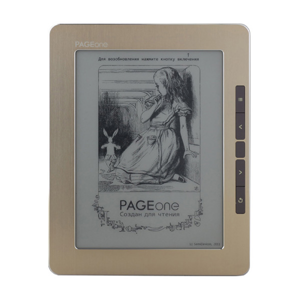 Изображение товара Электронная книга PAGEone NPR-0630L золотой