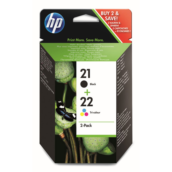 Купить Картридж для струйного принтера HP 21/22 Black/Tri-color SD367AE в каталоге интернет магазина М.Видео по выгодной цене с доставкой, отзывы, фотографии - Волгоград