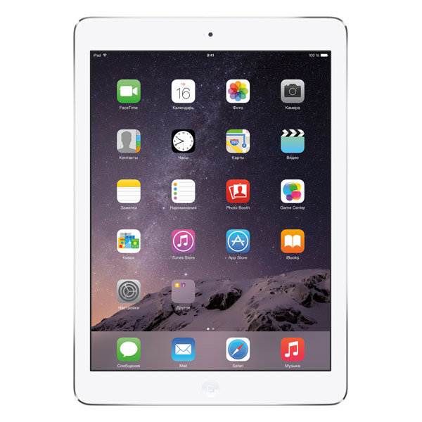 Купить Планшет Apple iPad Air 16Gb Wi-Fi Silver (MD788) в каталоге 