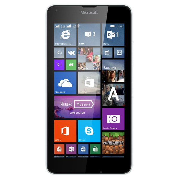 Смартфон Microsoft Lumia 640 DS White (RM1077) - Характеристики.