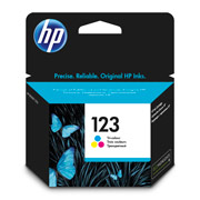 Изображение товара Картридж для струйного принтера HP 123 многоцветный F6V16AE