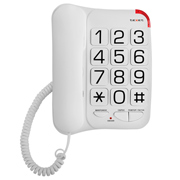 Изображение товара Телефон проводной teXet TX-201 White
