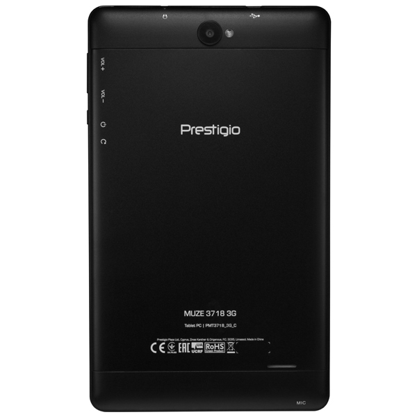 Изображение товара Планшет Prestigio MultiPad Muze 8" 8Gb 3G Metal Black (PMT3718)