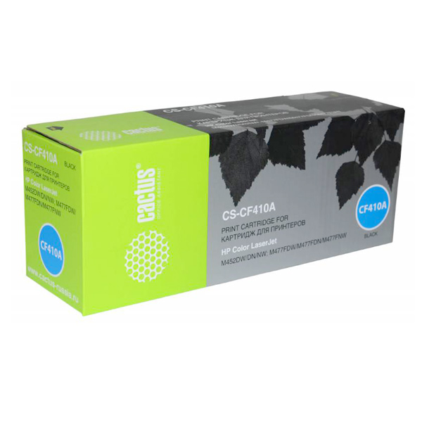 Изображение товара Картридж для лазерного принтера Cactus CS-CF410A Black для HP LJ M452DW/DN/NW M477FDW/M4