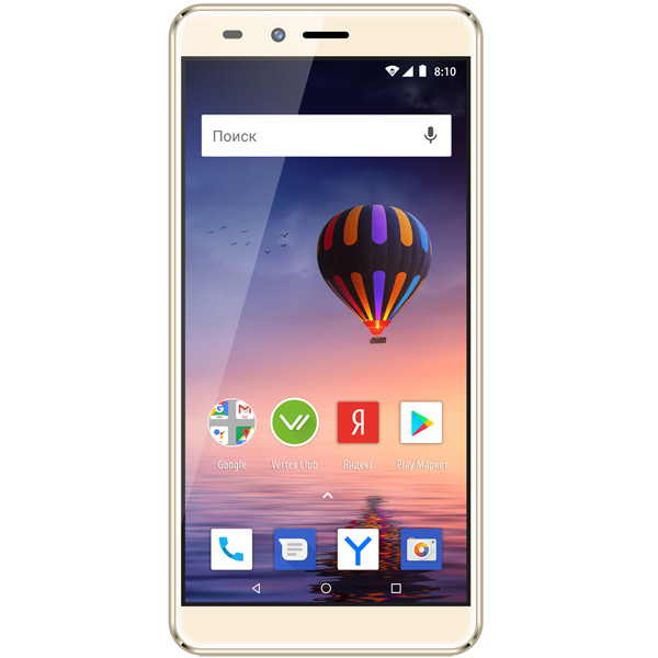 фото Смартфон vertex impress aero (3g) gold