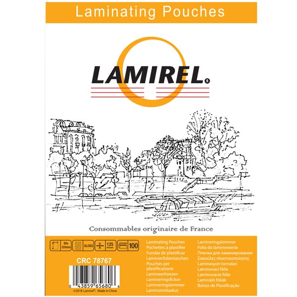 Lamirel 85x120мм, 125мкм, 100 шт.