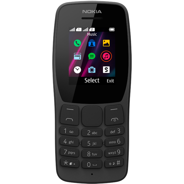 Nokia 110DS (2019) Black (ТА-1192)