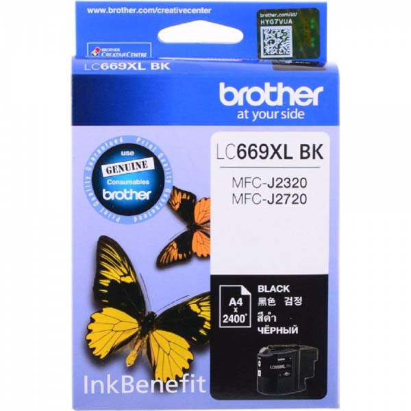 Изображение товара Картридж для струйного принтера Brother LC669XLBK