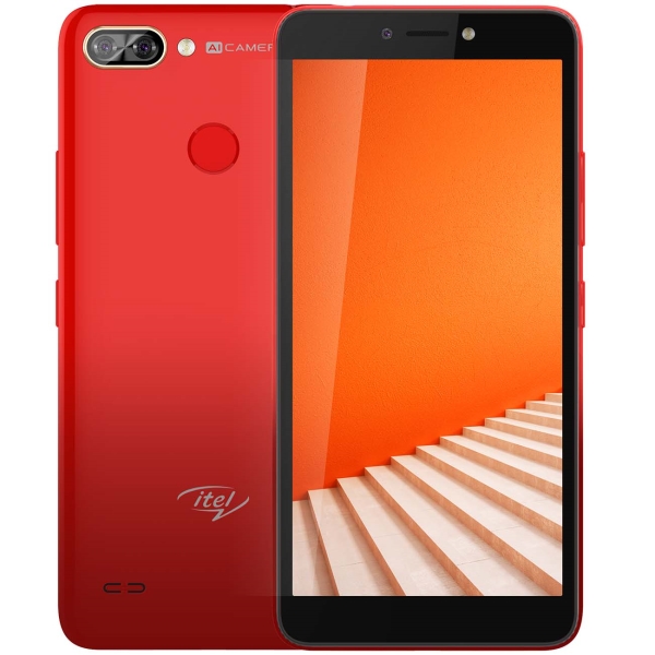 фото Смартфон itel a46 fiery red