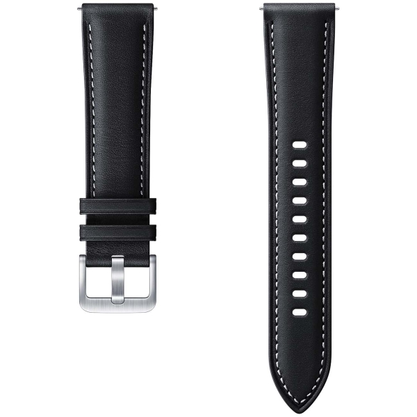 Samsung Stitch Leather Band Galaxy Watch3 41мм чёрный
