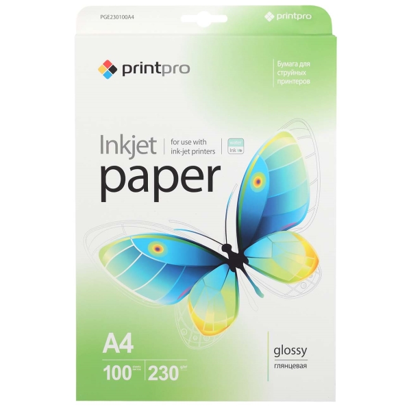 фото Фотобумага для принтера printpro matte 230g/m, 10x15 (pme2301004r)