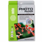 Изображение товара Фотобумага для принтера Cactus CS-GA523050 230г/м2 А5 50л глянцевая