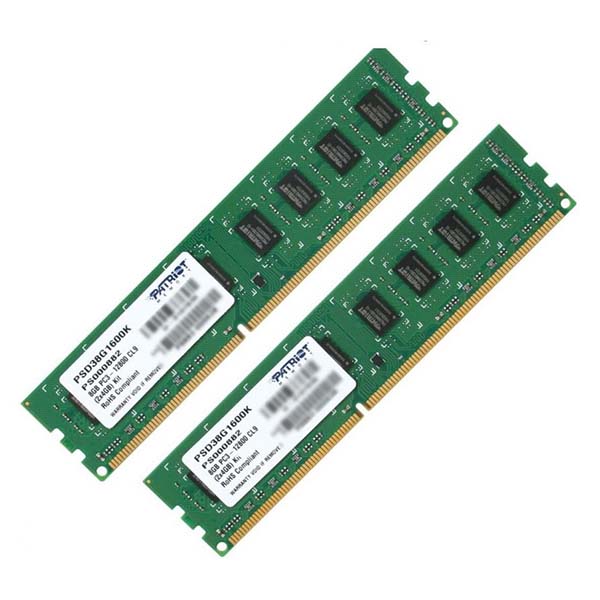 Patriot 8GB Signature DDR3 1600Mhz (PSD38G1600K)