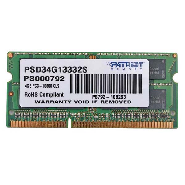 Patriot 4GB Signature DDR3 1333Mhz (PSD34G13332S) PATRIÒT