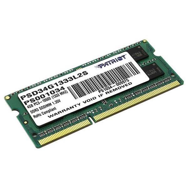 Patriot 4GB Signature DDR3 1333Mhz (PSD34G1333L2S)