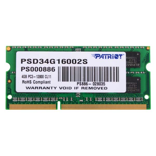 Patriot 4GB Signature DDR3 1600Mhz (PSD34G16002S)