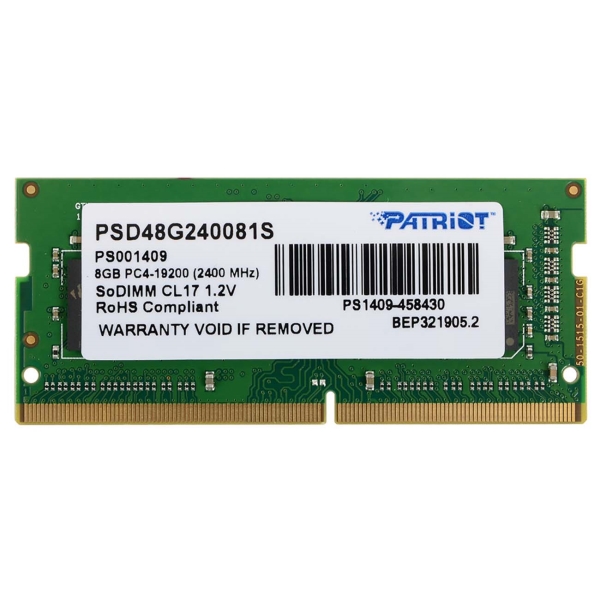 Patriot 8GB Signature DDR4 2400Mhz (PSD48G240081S) PATRIÒT