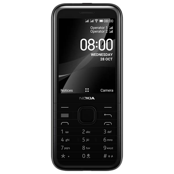 Nokia 8000 4G DS Black (TA-1303)