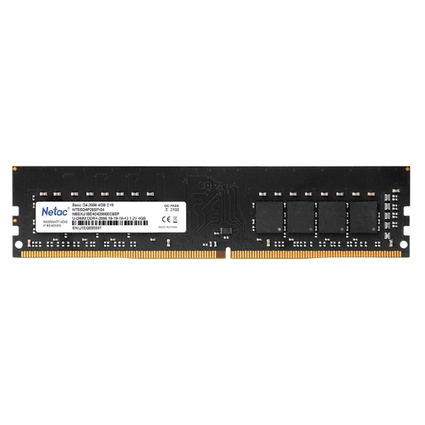 Netac Basic DDR4-2666 4GB (NTBSD4P26SP-04)