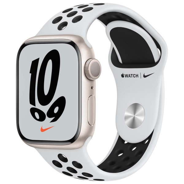 Apple Watch Nike S7 GPS 41mm StarAl/PurePlat/BlackSport