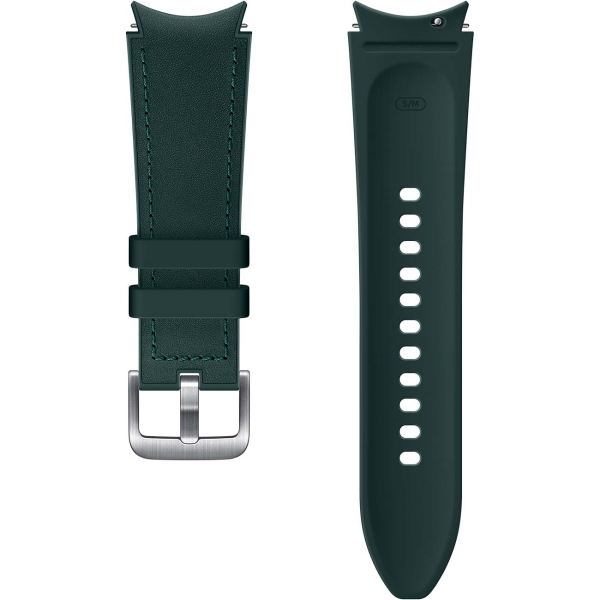 Samsung Hybrid Leather Galaxy Watch4/Classic S/M зеленый