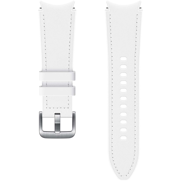 Samsung Hybrid Leather Galaxy Watch4/Classic S/M белый