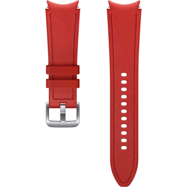 Samsung Hybrid Leather Galaxy Watch4/Classic M/L красный
